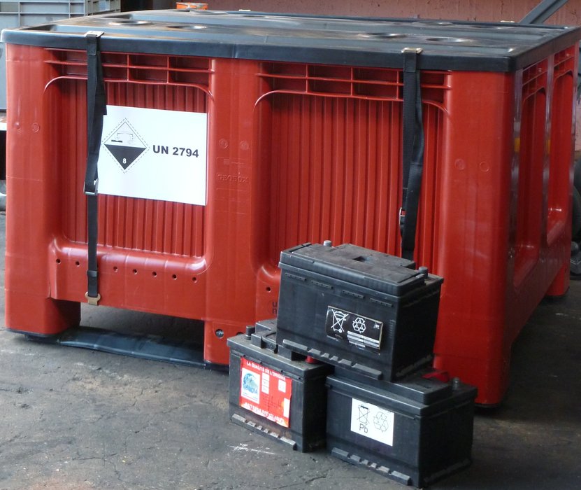Especificación de envases retornables  para transporte,  en el sector de reciclaje y de gestión de residuos
